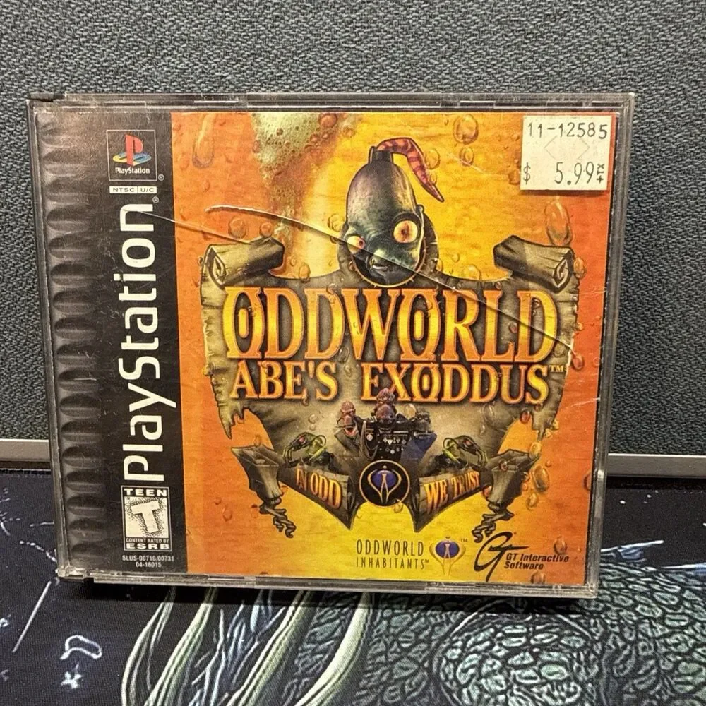 PlayStation 1 Oddworld Abe's Exodus No Manual